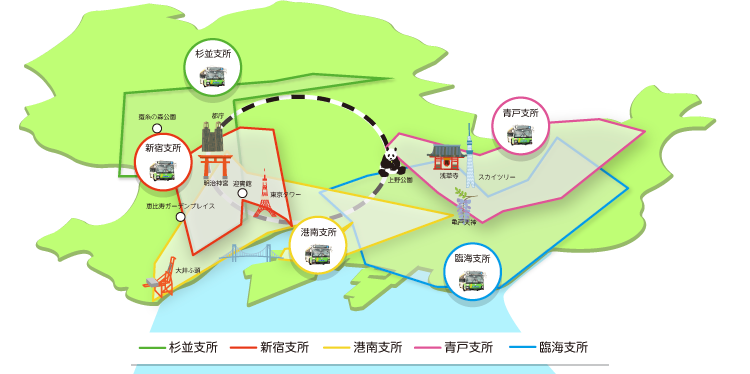 勤務地マップ