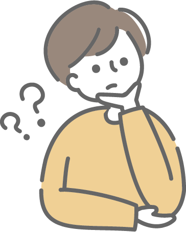 質問する人物のイラスト